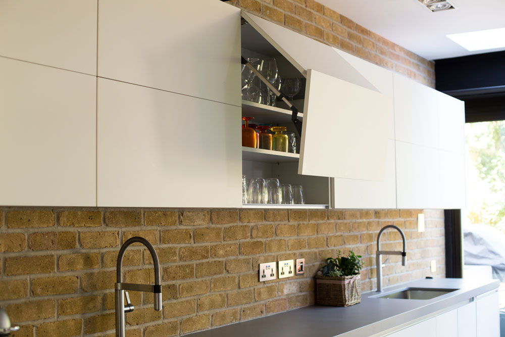 Lugano Design kitchen project — cabinetry detail