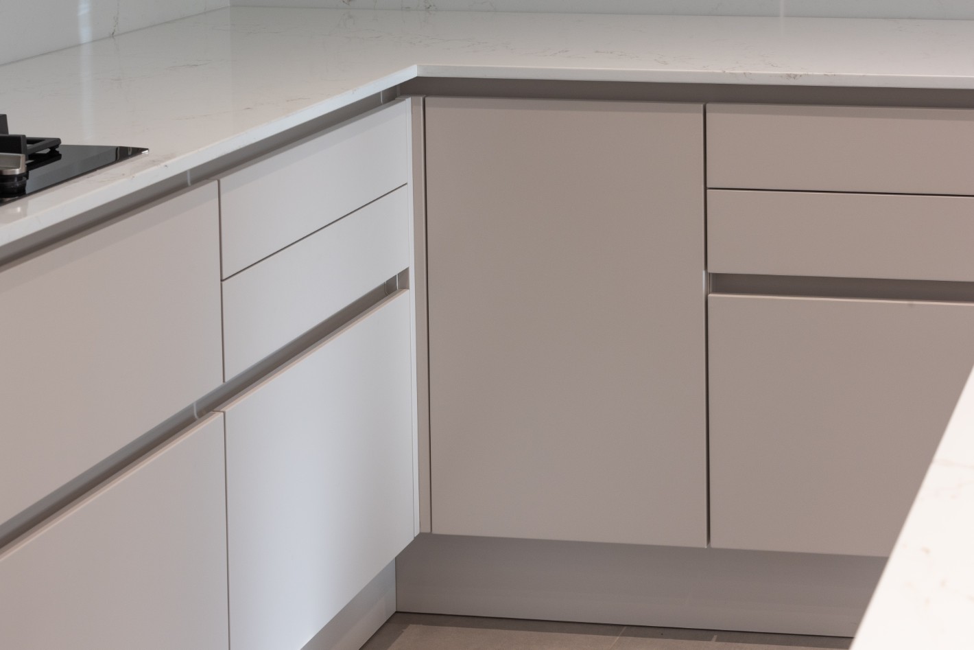 Lugano Design kitchen project — cabinetry detail